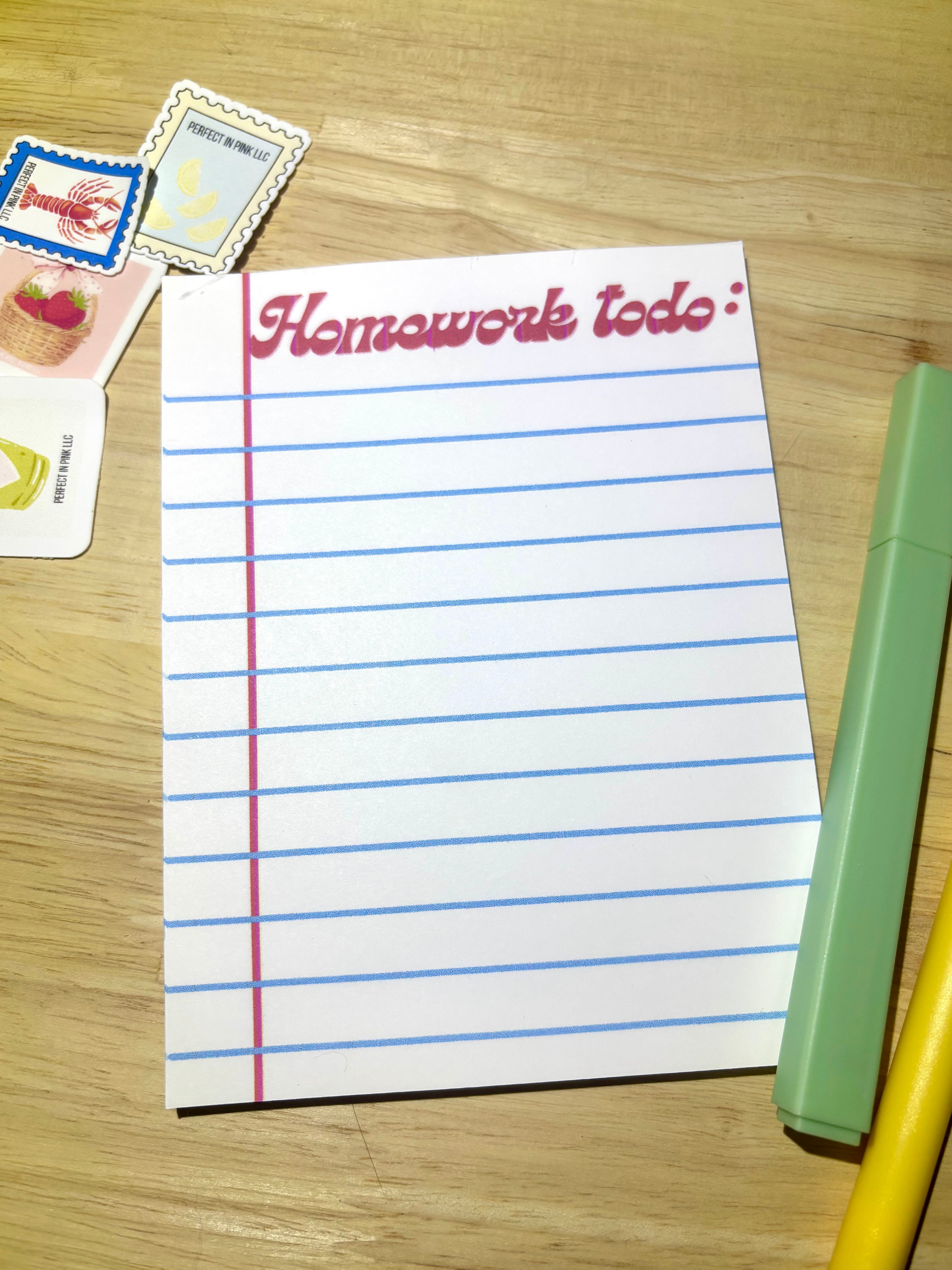 Homework List