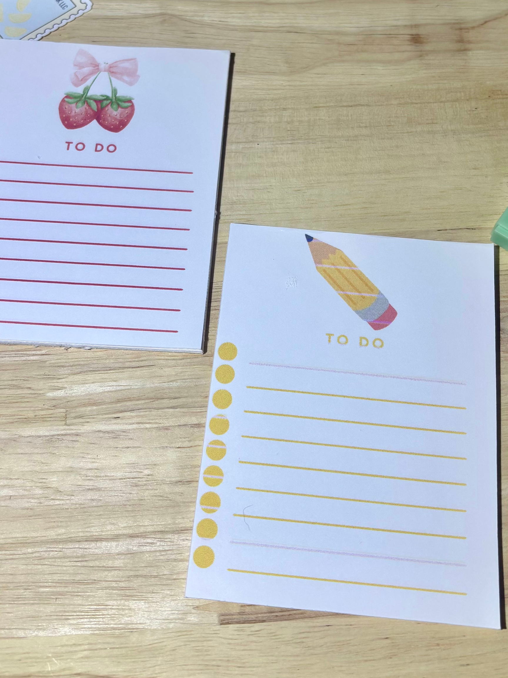 Small To Do list pad