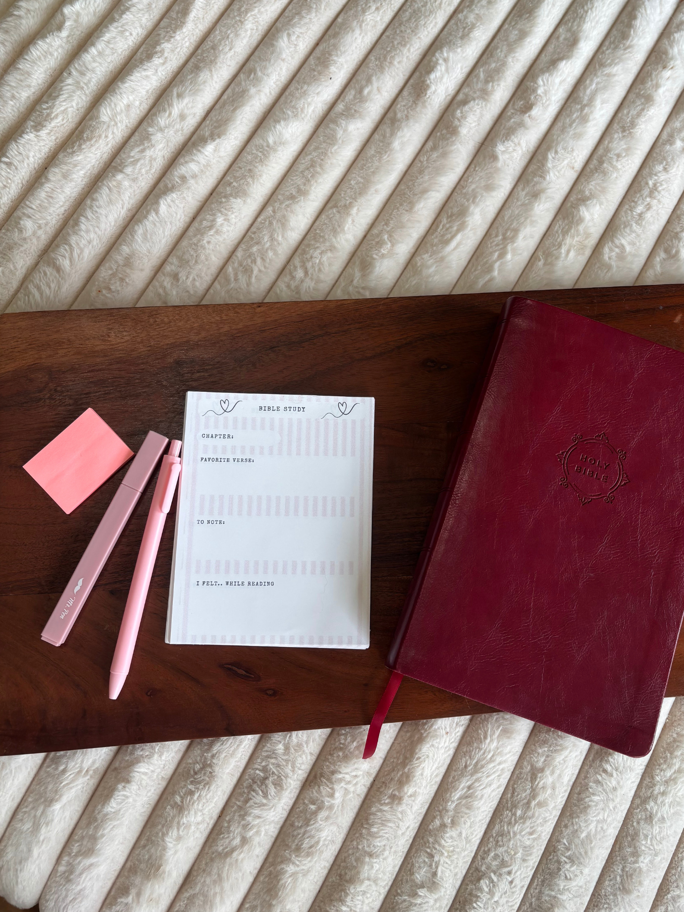 Bible Study Note Pad