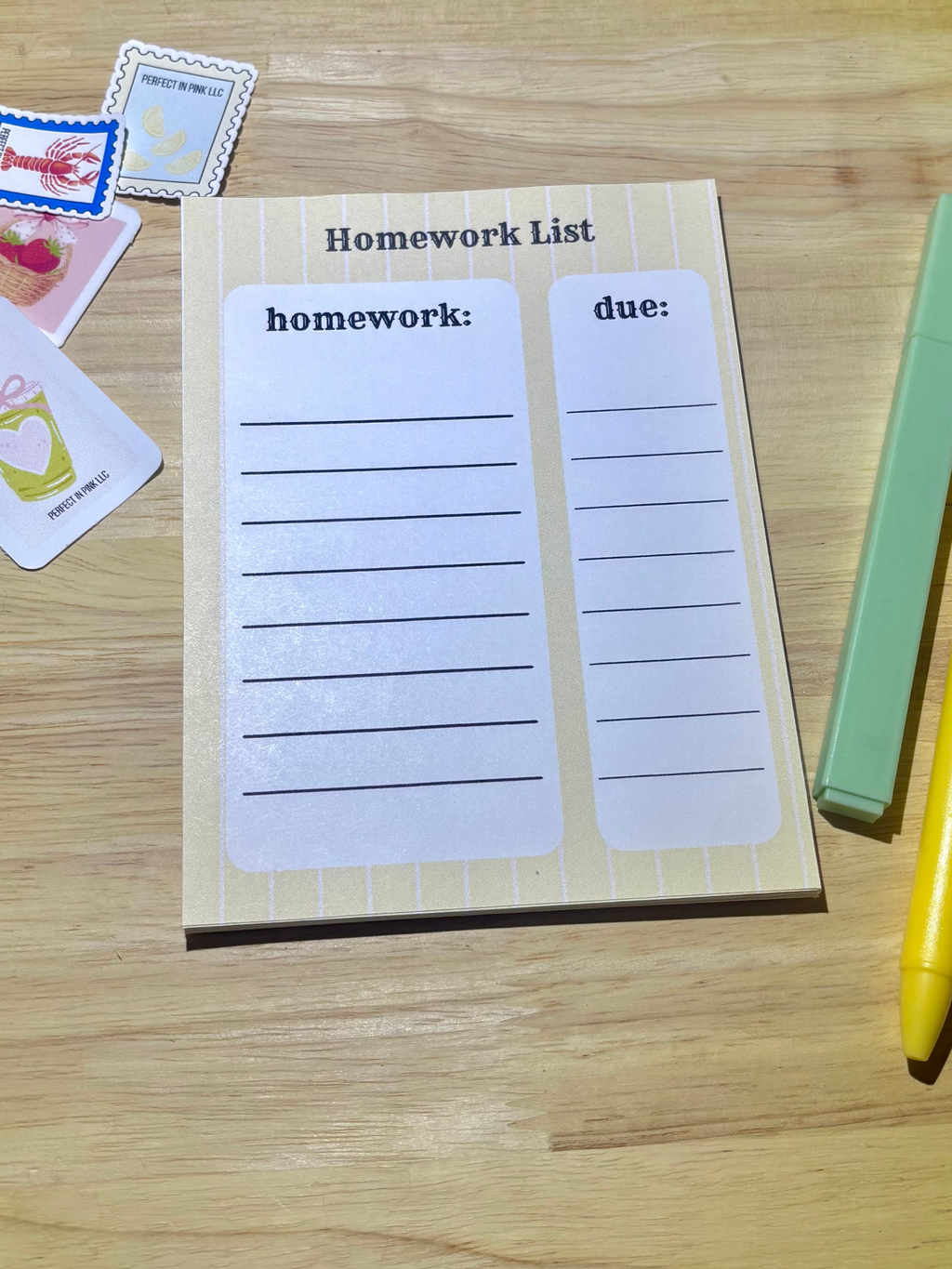Homework List