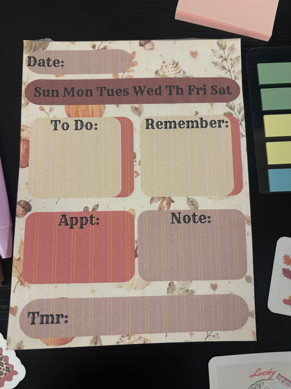 Fall To-Do Pages
