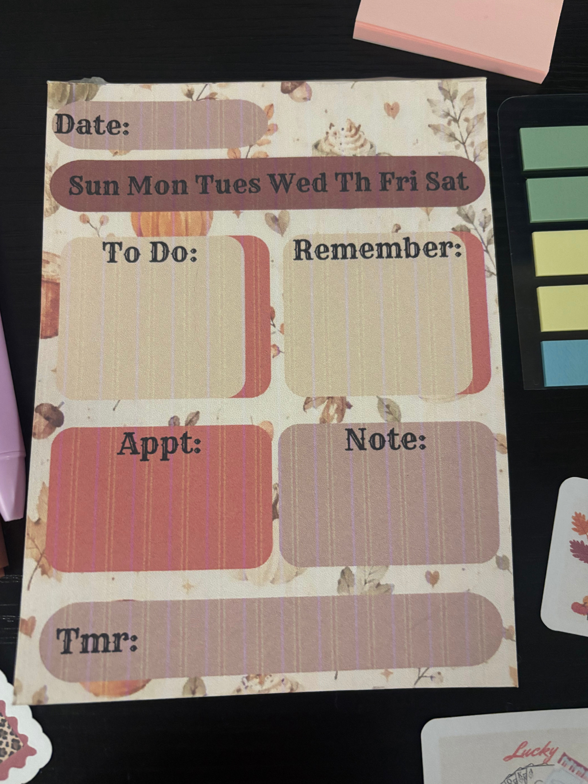 Fall To-Do Pages