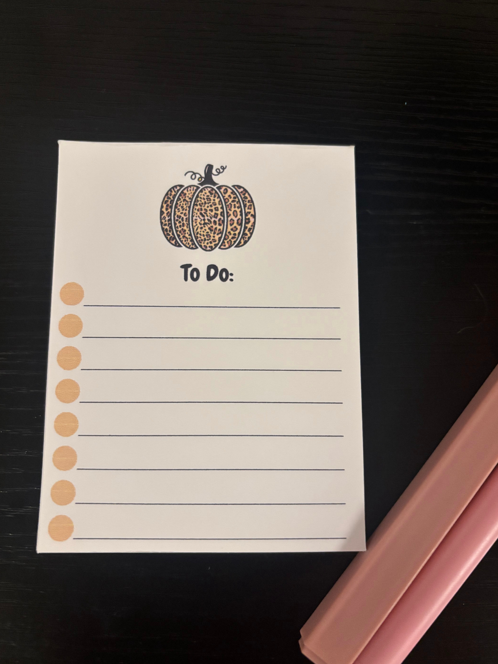 Small To Do list pad