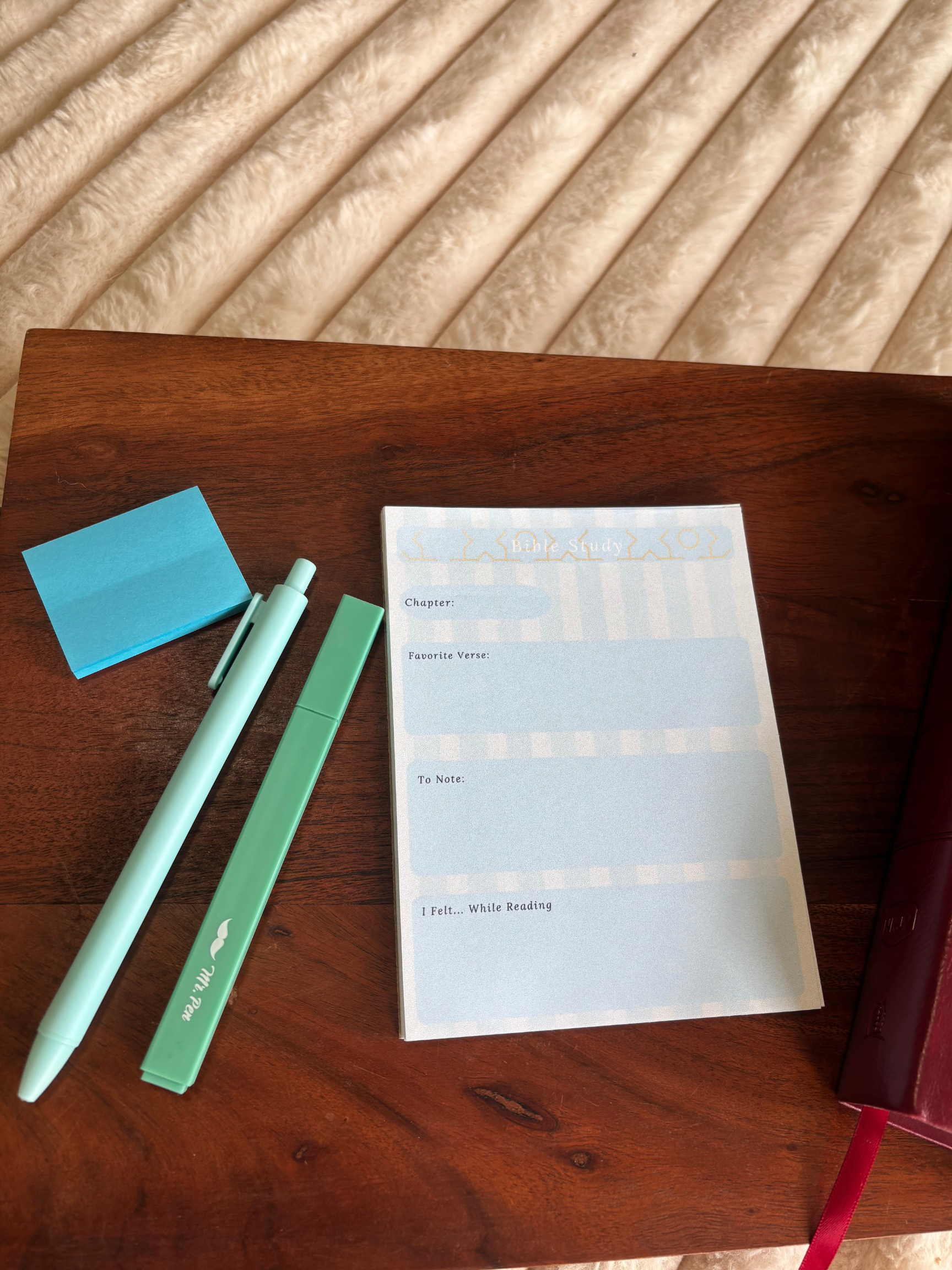 Bible Study Note Pad