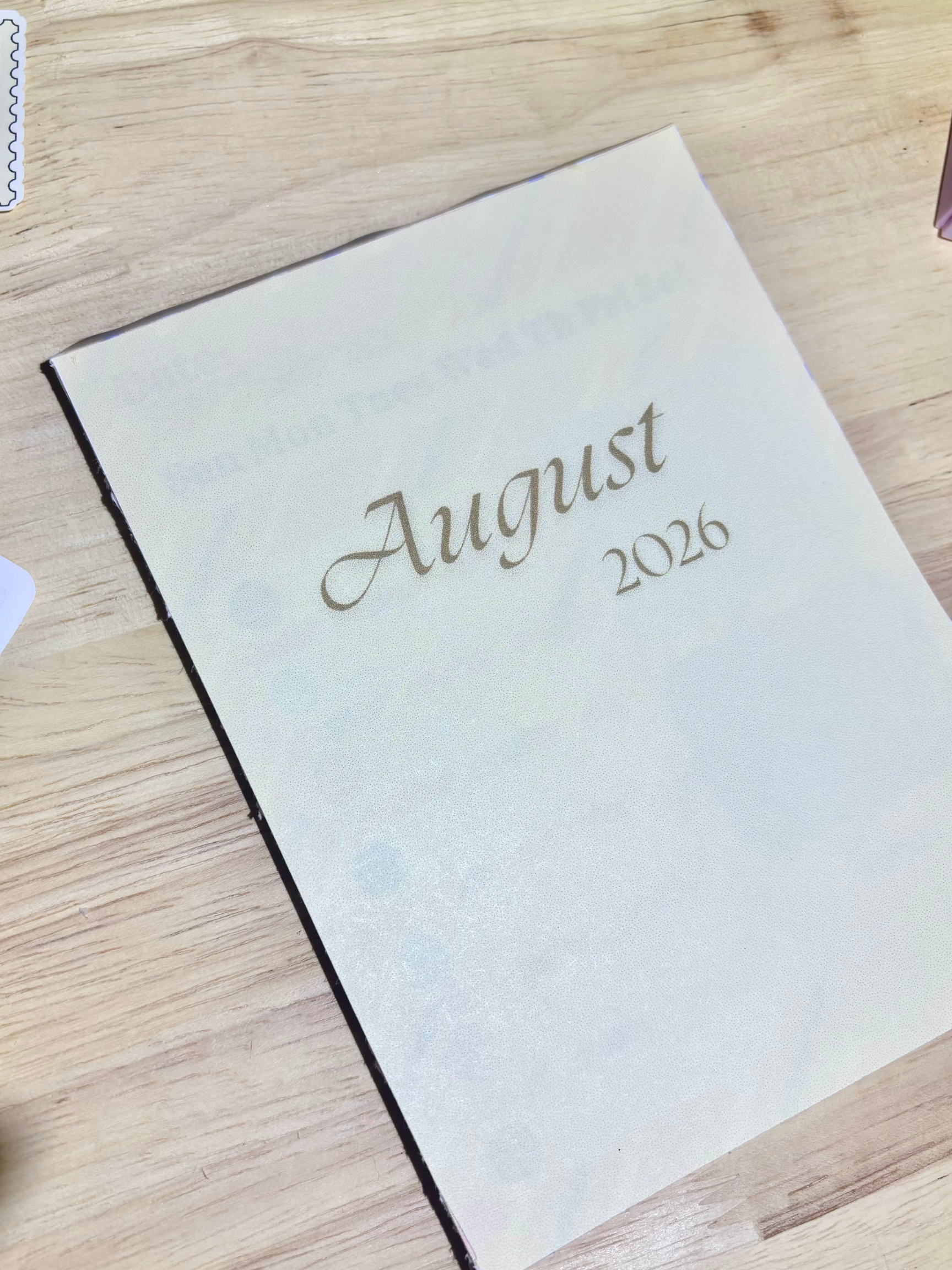 August Planner