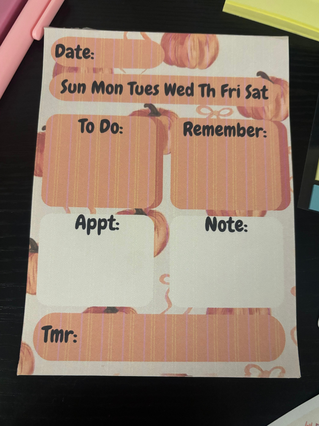 Fall To-Do Pages