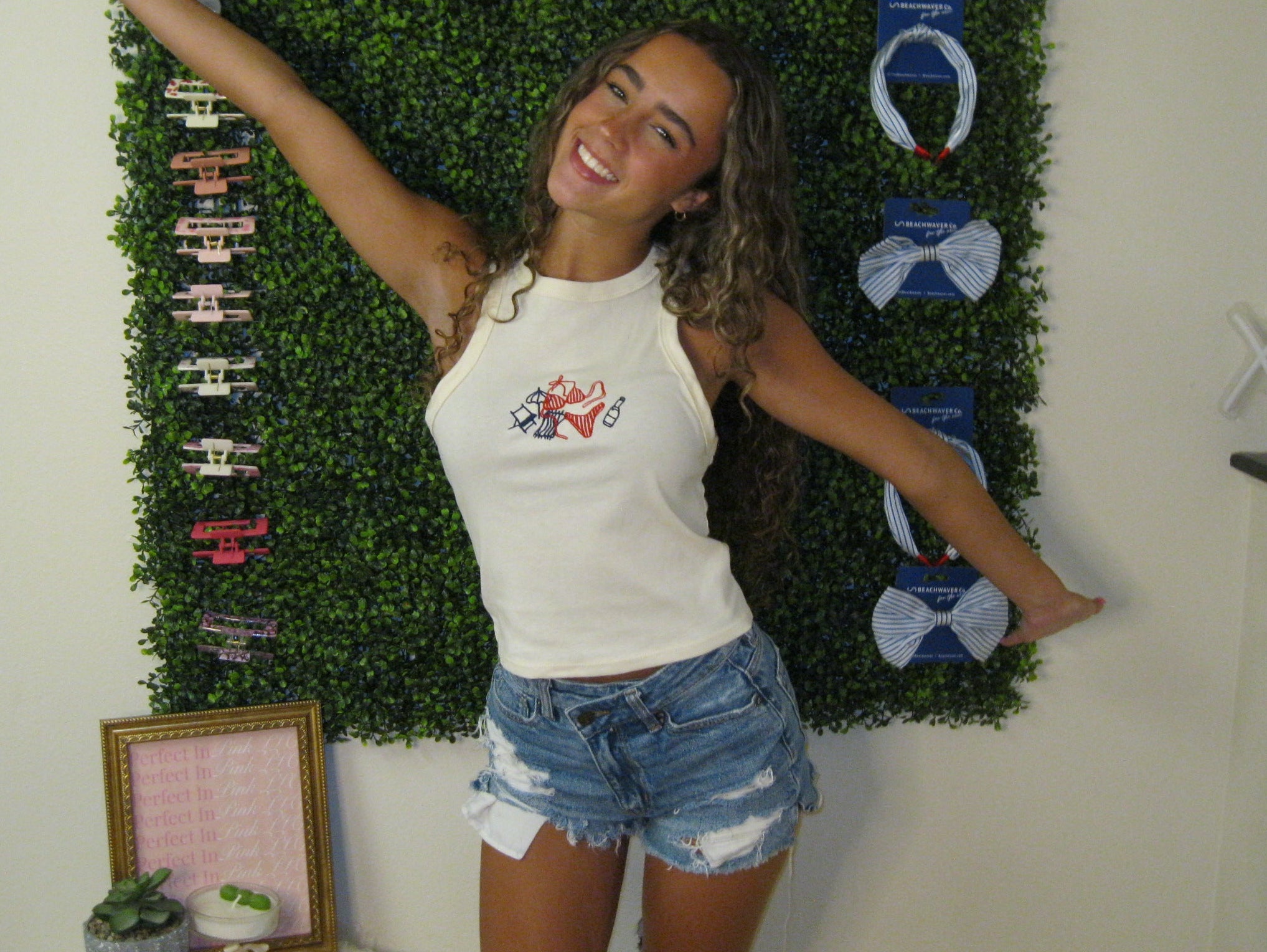 Bikini Embroidered Tank