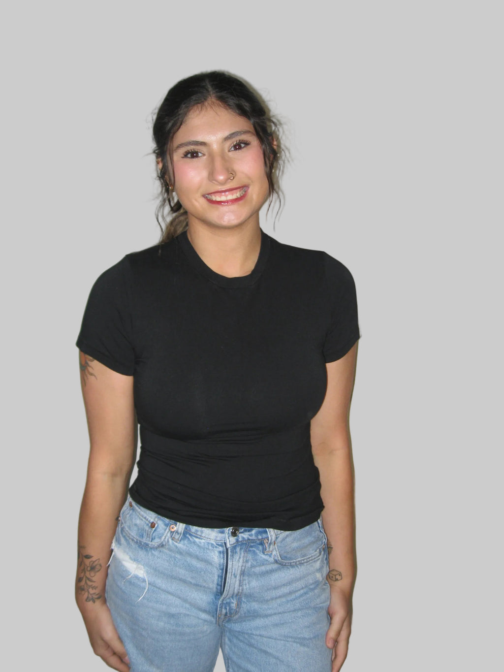 Women's Tight Basic Baby Tee-Shirt