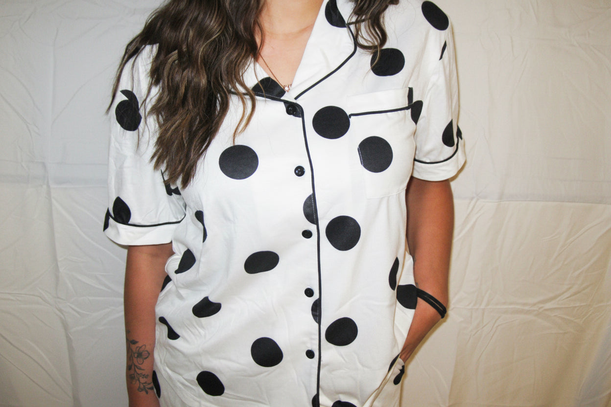 Polkadot Pajama Set