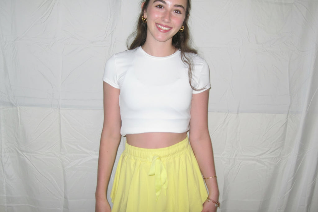 Athletic Lined Tennis Skirt
