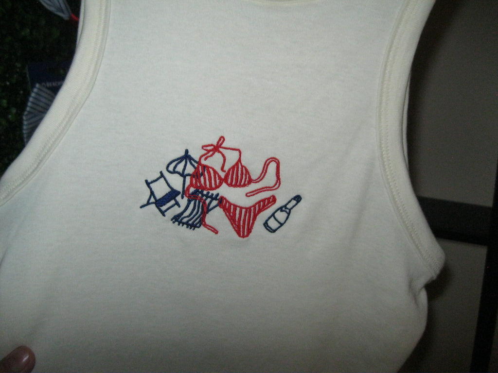 Bikini Embroidered Tank