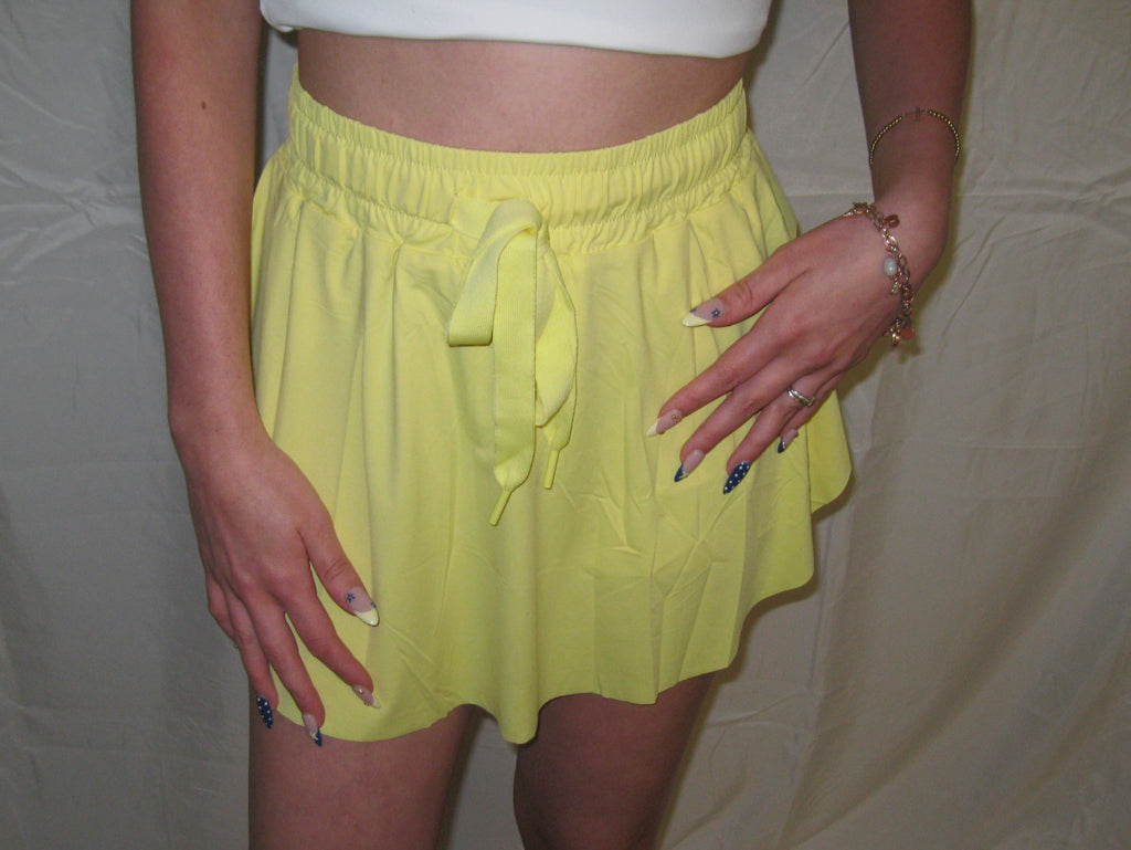 Athletic Lined Tennis Skirt