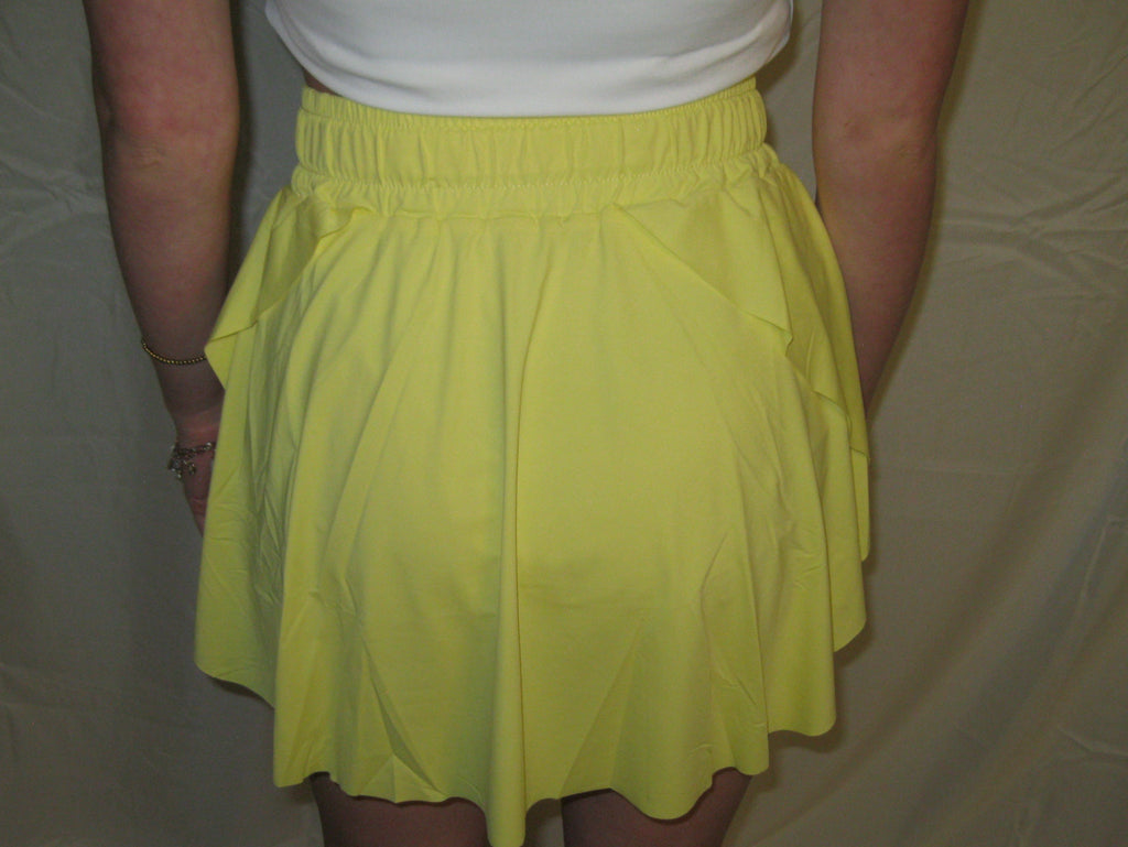 Athletic Lined Tennis Skirt