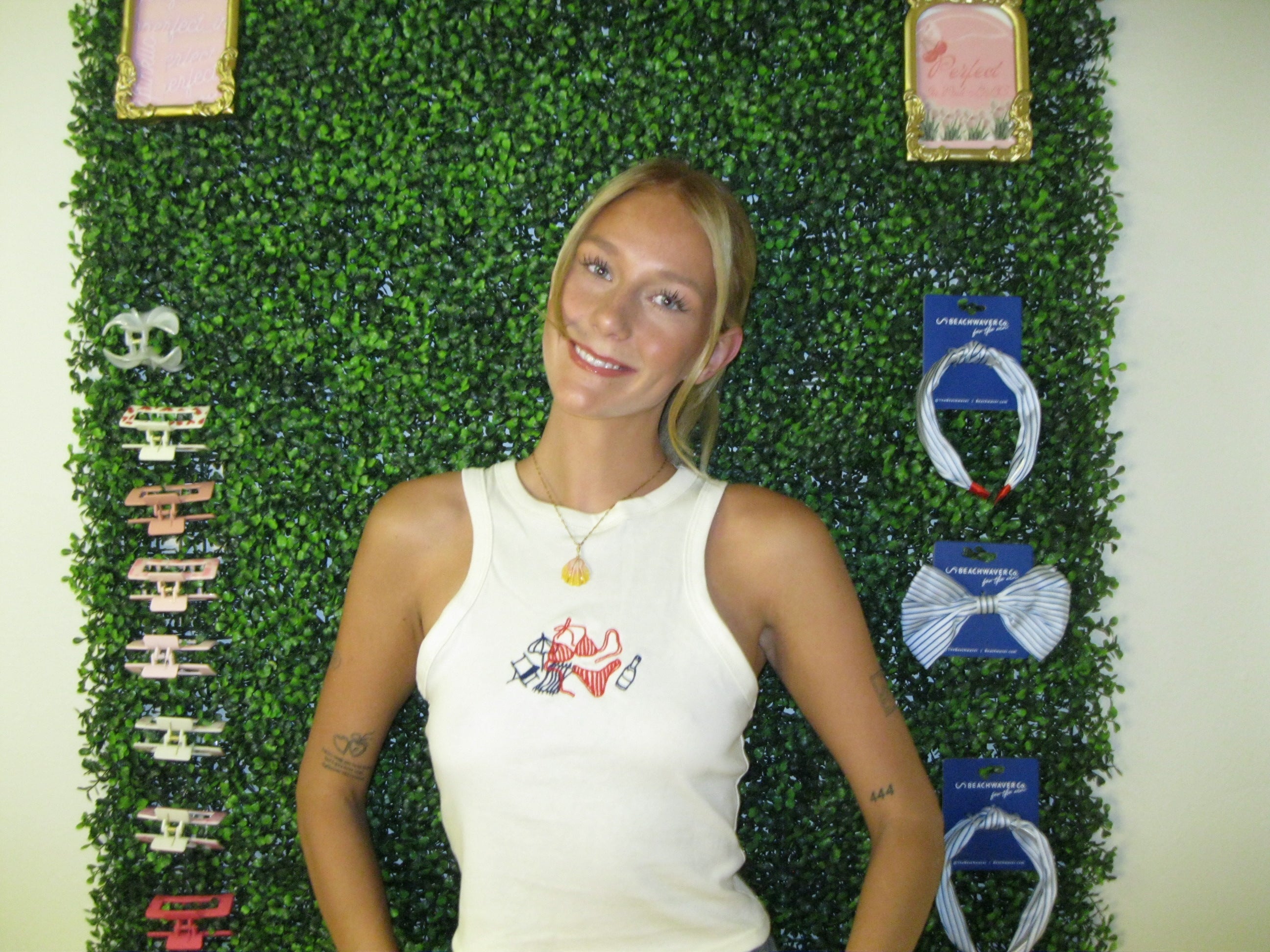 Bikini Embroidered Tank
