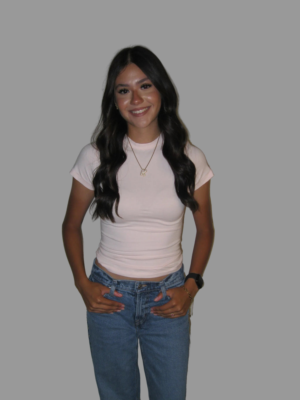 Women's Tight Basic Baby Tee-Shirt