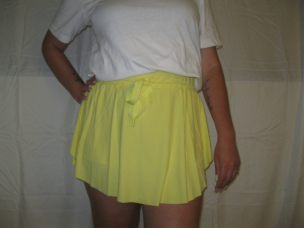 Athletic Lined Tennis Skirt
